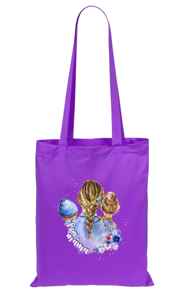 Látková taška Jsem máma - chlapeček a holka