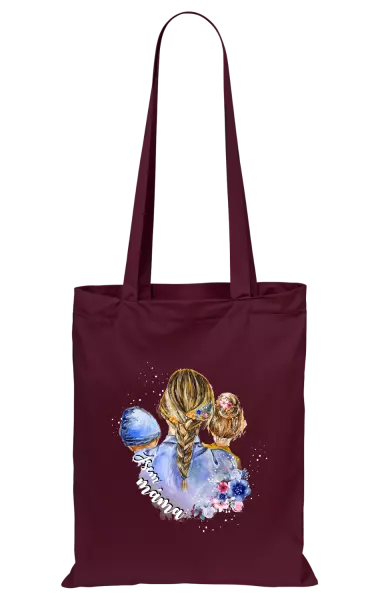 Látková taška Jsem máma - chlapeček a holka