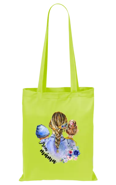 Látková taška Jsem máma - chlapeček a holka