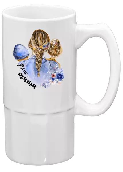 Půllitr Jsem máma - chlapeček a holka