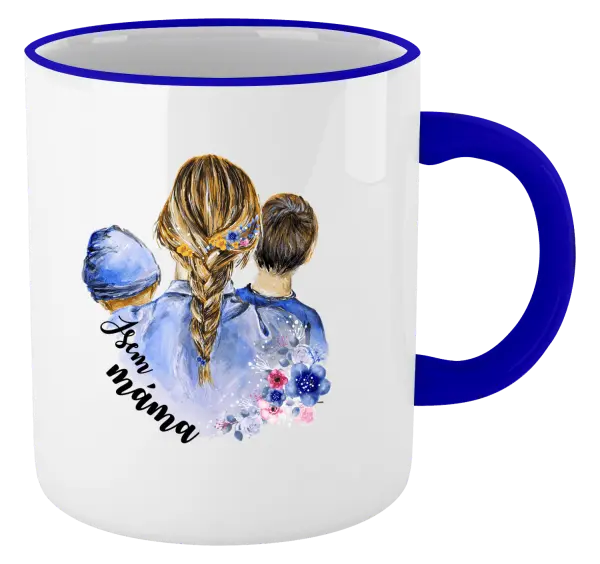 Hrnek Jsem máma - chlapeček a kluk