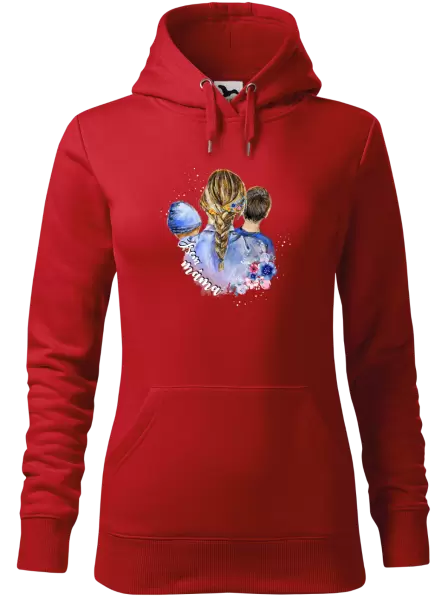 Dámská mikina Jsem máma - chlapeček a kluk