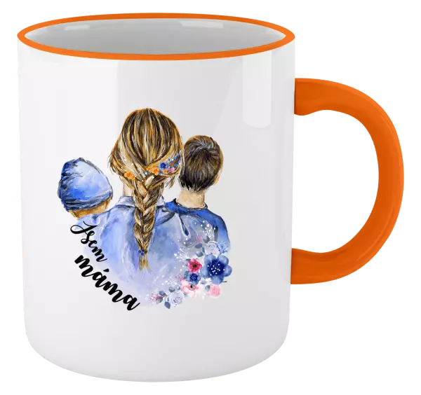 Hrnek Jsem máma - chlapeček a kluk