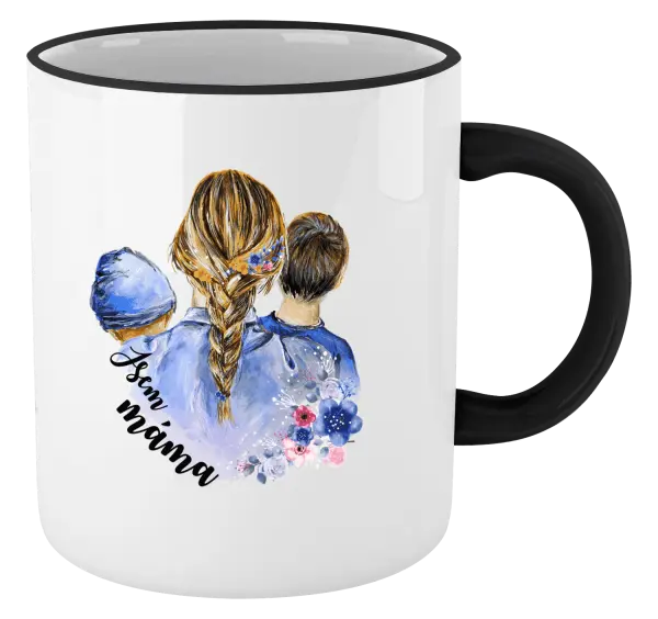 Hrnek Jsem máma - chlapeček a kluk