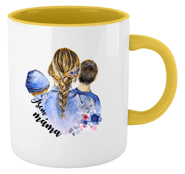 Hrnek Jsem máma - chlapeček a kluk