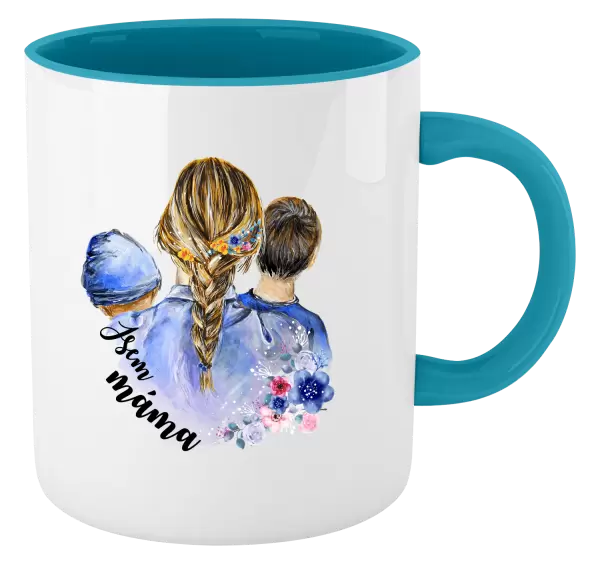 Hrnek Jsem máma - chlapeček a kluk