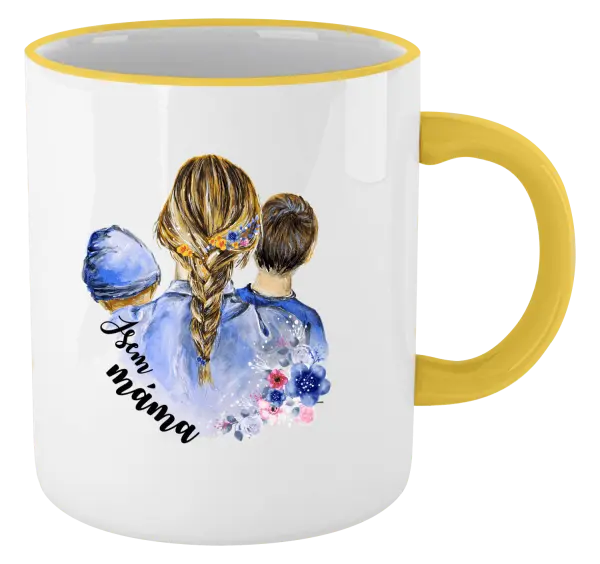 Hrnek Jsem máma - chlapeček a kluk