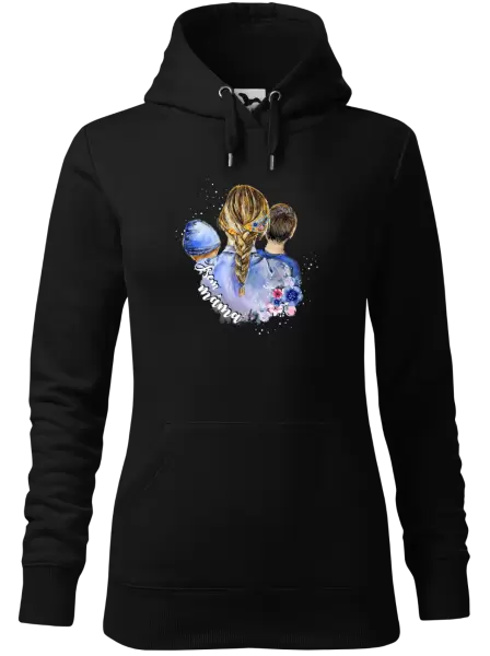 Dámská mikina Jsem máma - chlapeček a kluk