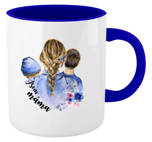 Hrnek Jsem máma - chlapeček a kluk