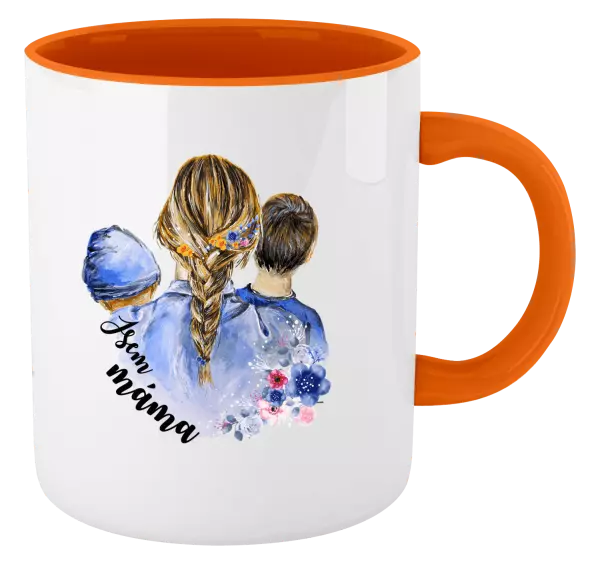 Hrnek Jsem máma - chlapeček a kluk