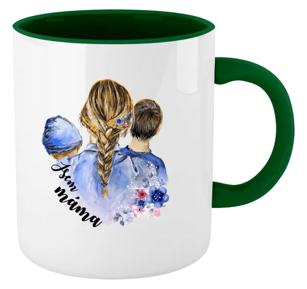 Hrnek Jsem máma - chlapeček a kluk