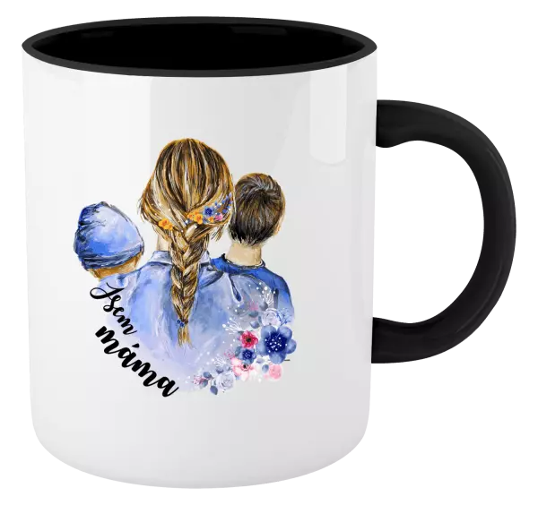 Hrnek Jsem máma - chlapeček a kluk