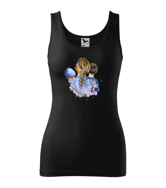 Dámské tílko Jsem máma - chlapeček a kluk