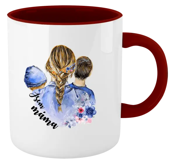 Hrnek Jsem máma - chlapeček a kluk