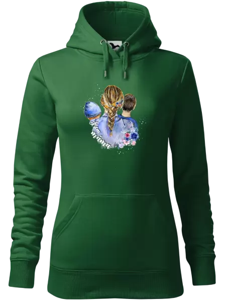 Dámská mikina Jsem máma - chlapeček a kluk