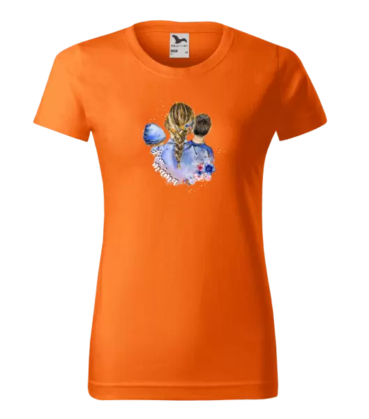 Dámské tričko Jsem máma - chlapeček a kluk