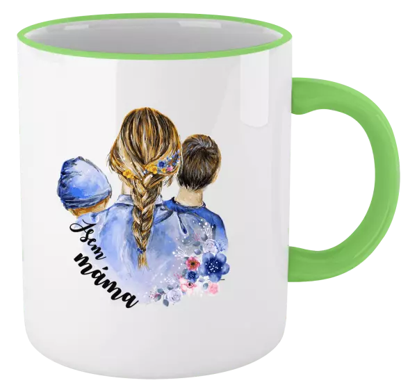 Hrnek Jsem máma - chlapeček a kluk