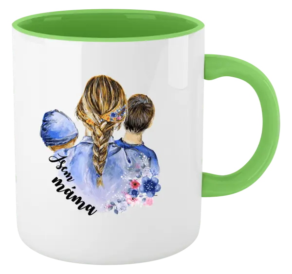 Hrnek Jsem máma - chlapeček a kluk