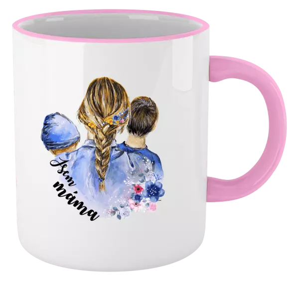 Hrnek Jsem máma - chlapeček a kluk