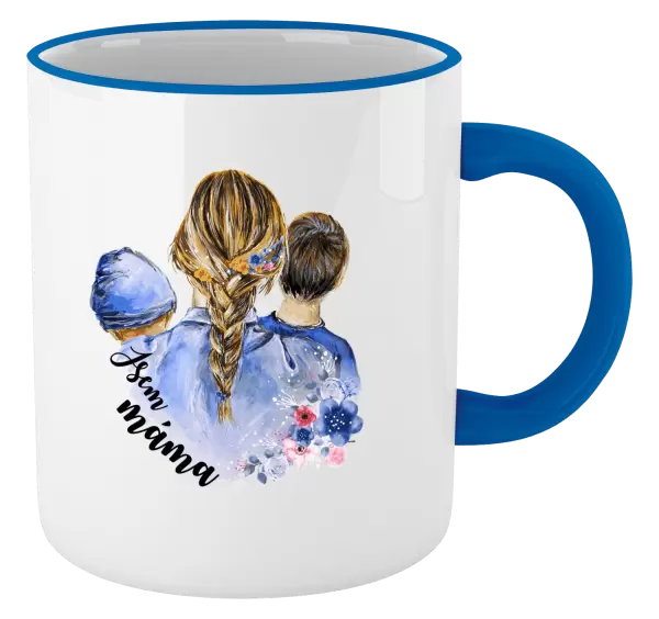 Hrnek Jsem máma - chlapeček a kluk