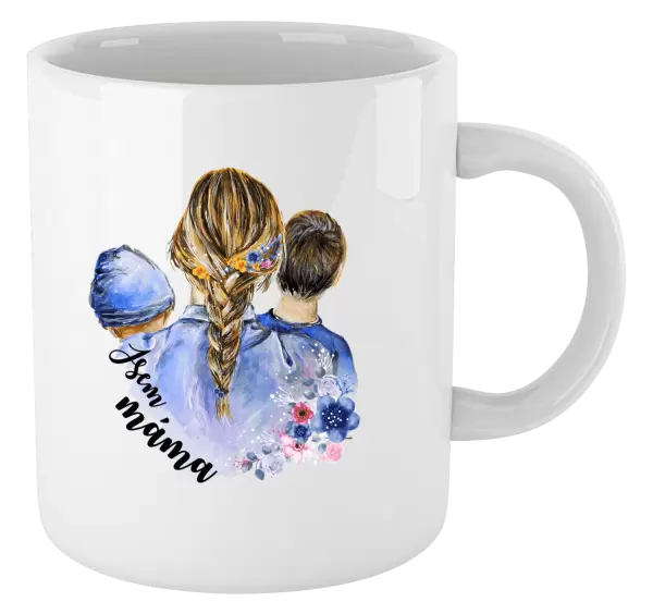 Hrnek Jsem máma - chlapeček a kluk