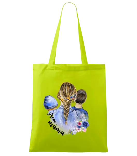 Látková taška Jsem máma - chlapeček a kluk