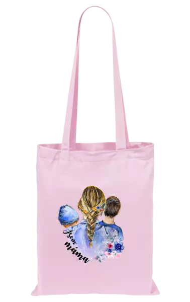 Látková taška Jsem máma - chlapeček a kluk