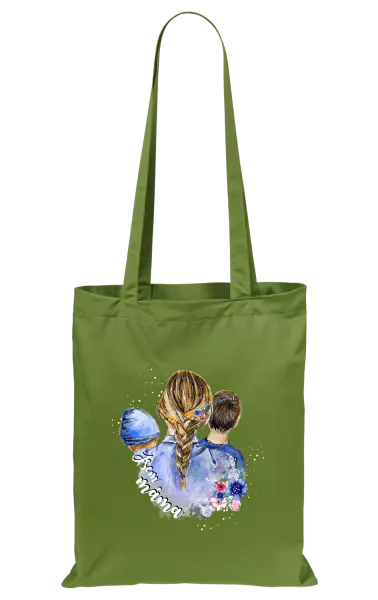 Látková taška Jsem máma - chlapeček a kluk