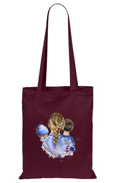 Látková taška Jsem máma - chlapeček a kluk