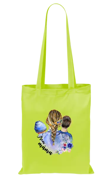 Látková taška Jsem máma - chlapeček a kluk