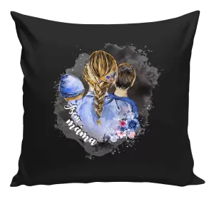 Polštář Jsem máma - chlapeček a kluk