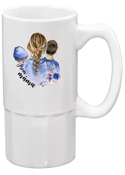 Půllitr Jsem máma - chlapeček a kluk