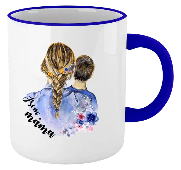 Vánoční hrnek Jsem máma - kluk