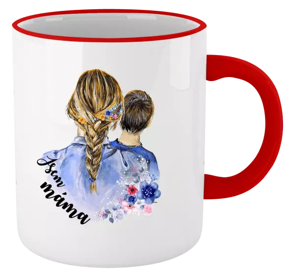 Vánoční hrnek Jsem máma - kluk