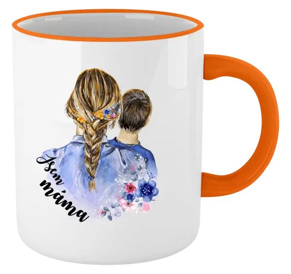 Vánoční hrnek Jsem máma - kluk