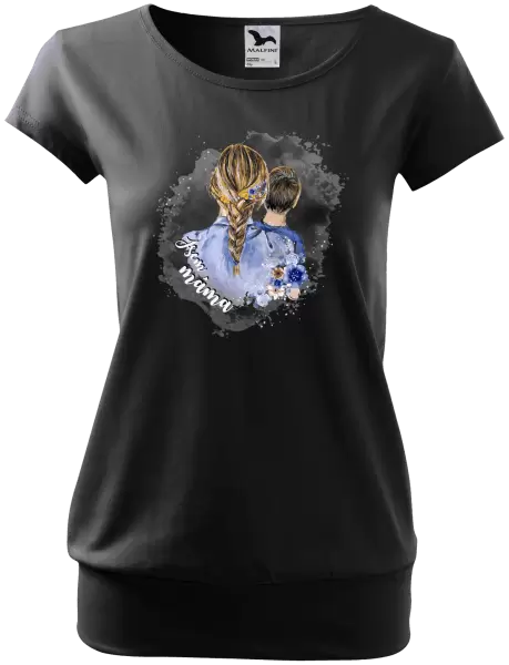 Dámské vánoční tričko Jsem máma - kluk