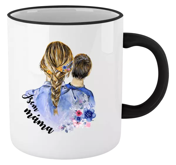 Vánoční hrnek Jsem máma - kluk