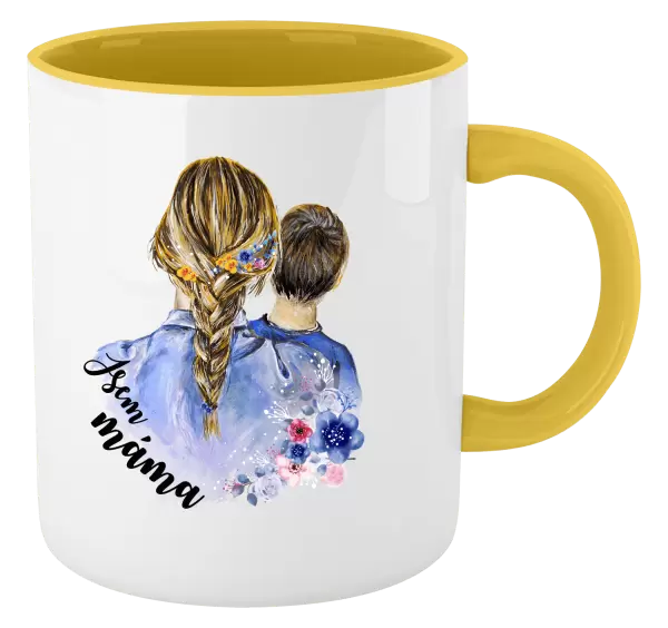 Vánoční hrnek Jsem máma - kluk