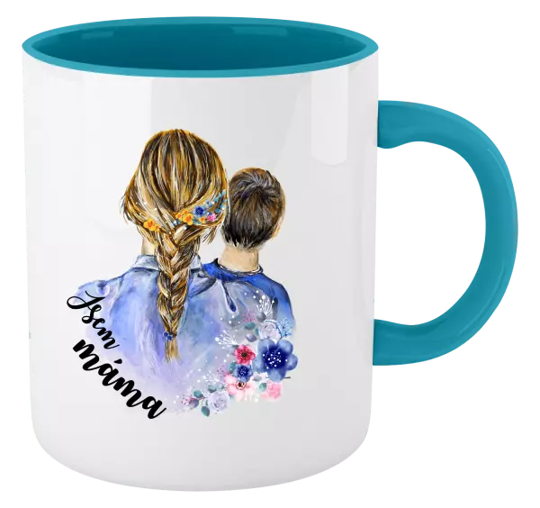 Vánoční hrnek Jsem máma - kluk