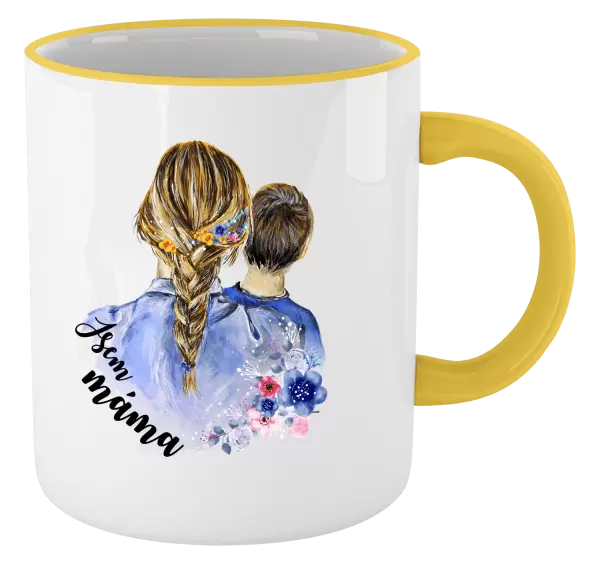 Vánoční hrnek Jsem máma - kluk