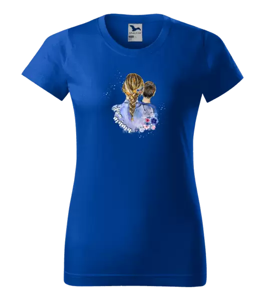 Dámské vánoční tričko Jsem máma - kluk