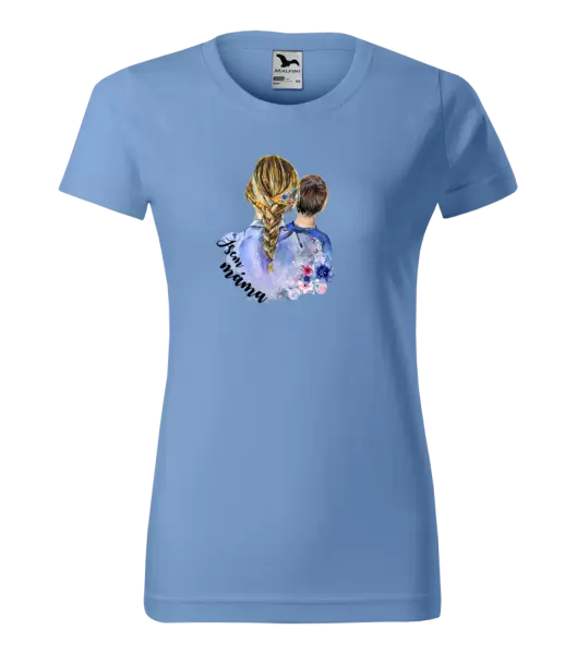 Dámské vánoční tričko Jsem máma - kluk