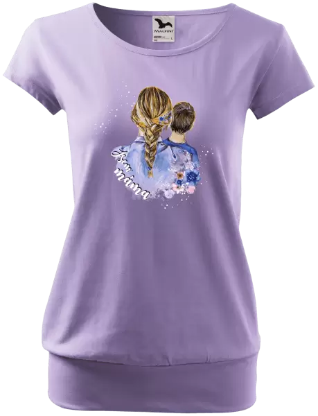 Dámské vánoční tričko Jsem máma - kluk