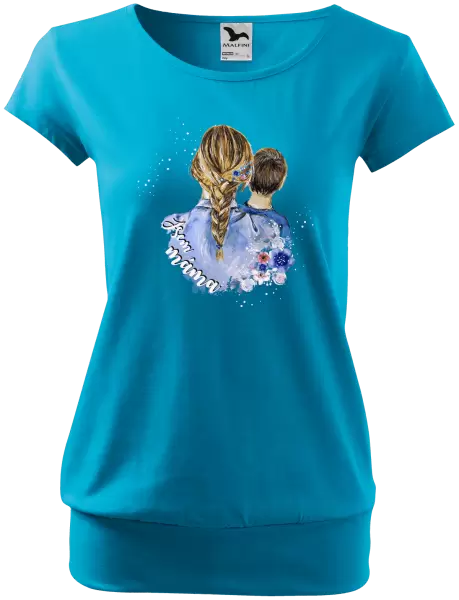 Dámské vánoční tričko Jsem máma - kluk