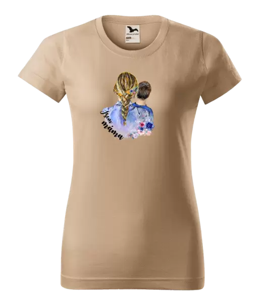 Dámské vánoční tričko Jsem máma - kluk