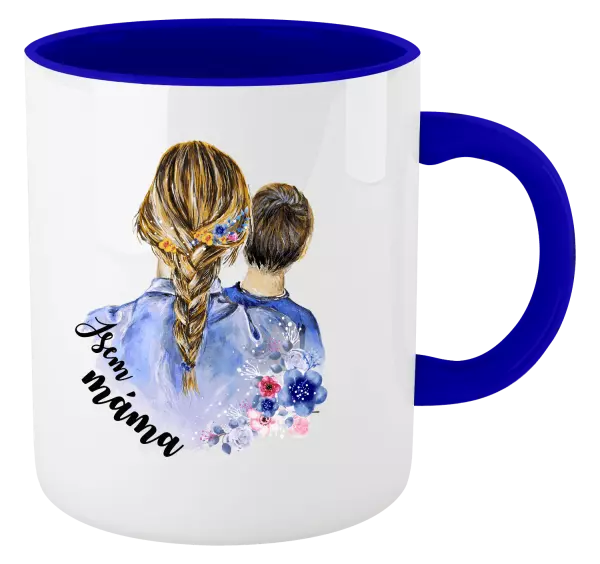 Vánoční hrnek Jsem máma - kluk