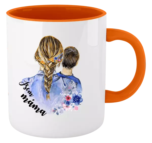 Vánoční hrnek Jsem máma - kluk