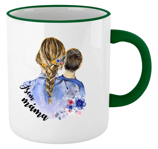 Vánoční hrnek Jsem máma - kluk