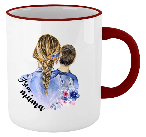 Vánoční hrnek Jsem máma - kluk