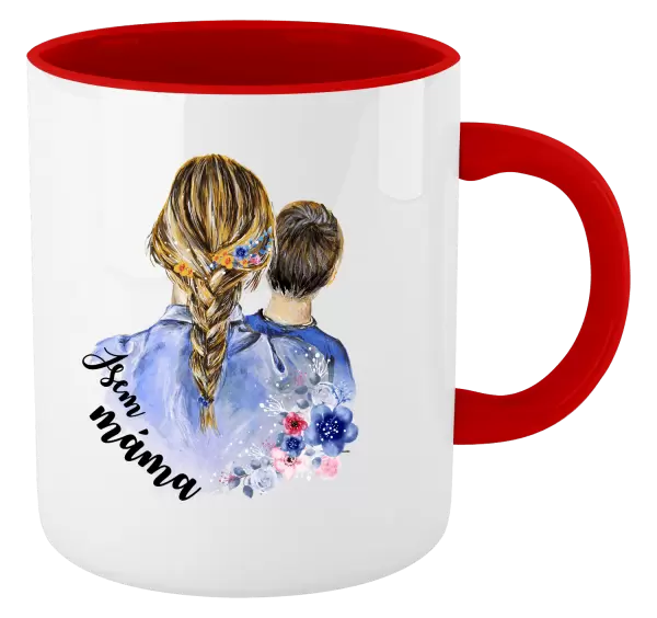 Vánoční hrnek Jsem máma - kluk